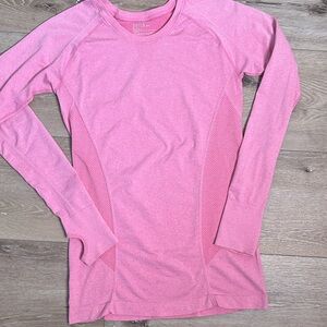 Zella Pink Long Sleeve Activewear Top